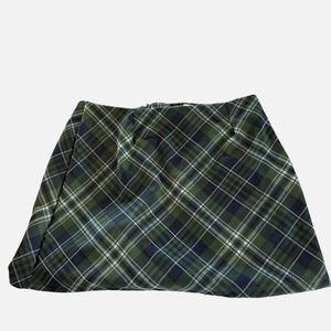 Altard state plaid mini skirt